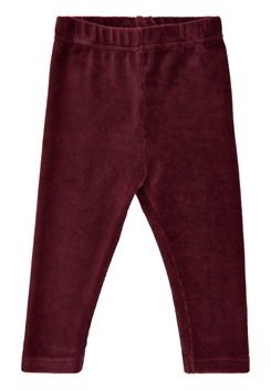 Soft Gallery Issey Velvet rib leggings - Tawny Port